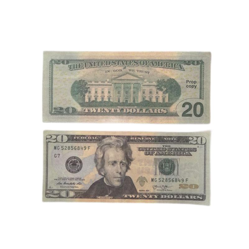 Props Money atmosphereMoney Partys Dollar 20 50 100 Party Supplies Movie Money Billets Play Collection Gifts Home Decoration Game Token Faux Billet