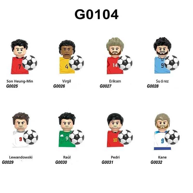 Famous basketball player sports star building block set football action character building block cartoon toy Christmas gift X250409