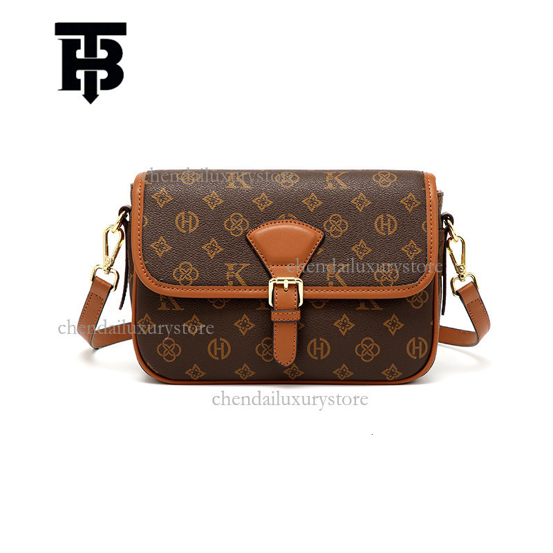 TB BHULAMTE Designer Women's Bag Luxury New Single Shoulder Crossbody Bag Letter Printed Casual Wide Shoulder Strap Tassel Handbag Fashion Trend 