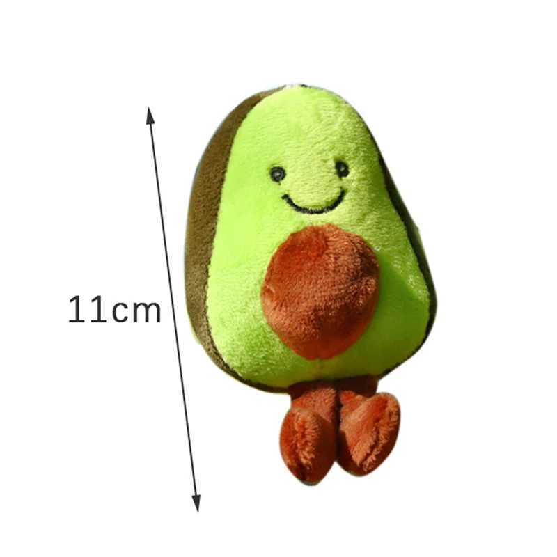 1 avocado pendant cute doll keychain plush toy filled toy bag pendantXJ250409
