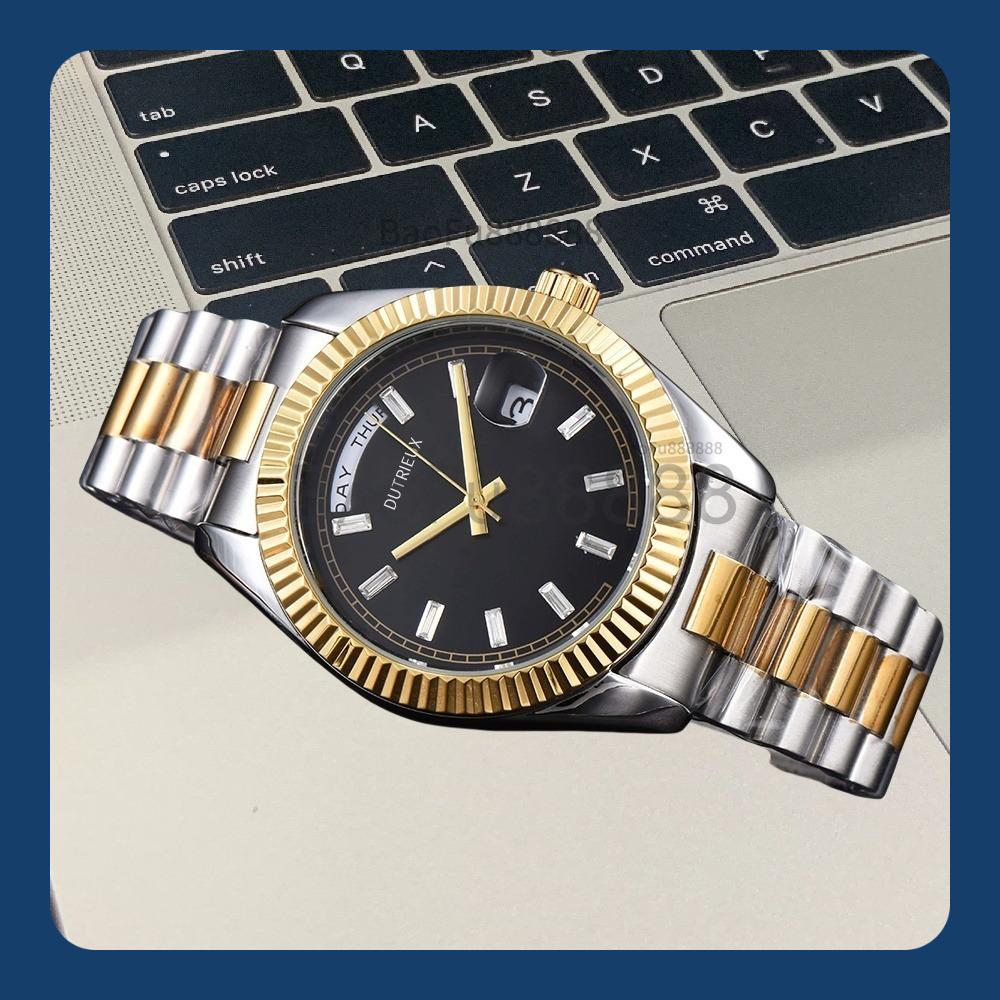 2026 Hot Sale Quartz Wristwatch Sweep Moving Luxury Watches for Men Automatic Date Steel Strap Daily Business Designer Watch Fashion Male Clocks for Gift Wholesale