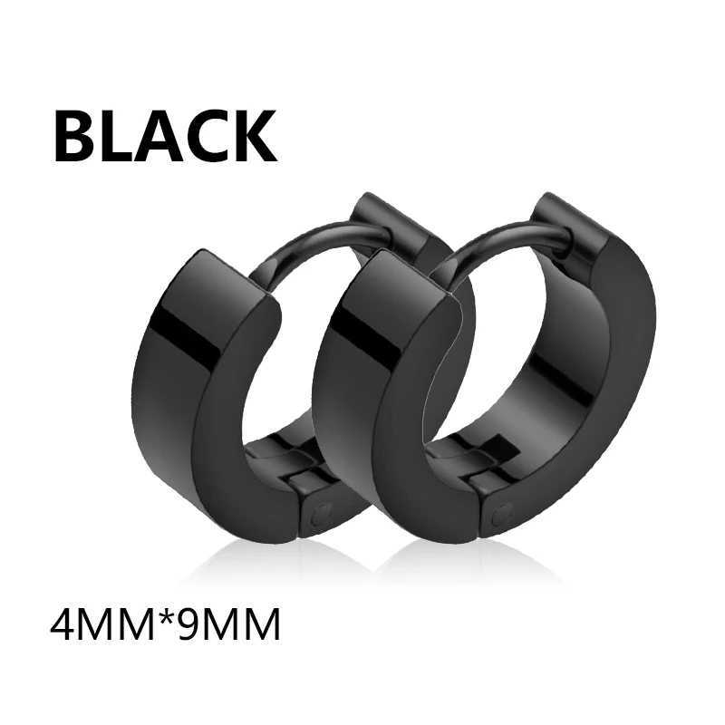 1 Pair Men Women Punk Stainless Steel Ear Circle Earring Simple Ear Buckle Gothic Fashion Jewelry Hot Selling Pop Jewelry Z250408