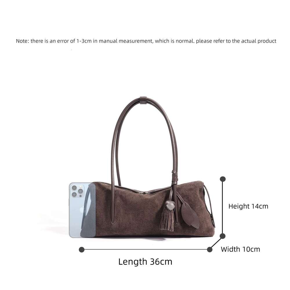 Luxury Bag Designer Fall/Winter New Niche l Handbag Leather Matte Simple Texture One Shoulder Casual Lazy Underarm Tote Bag