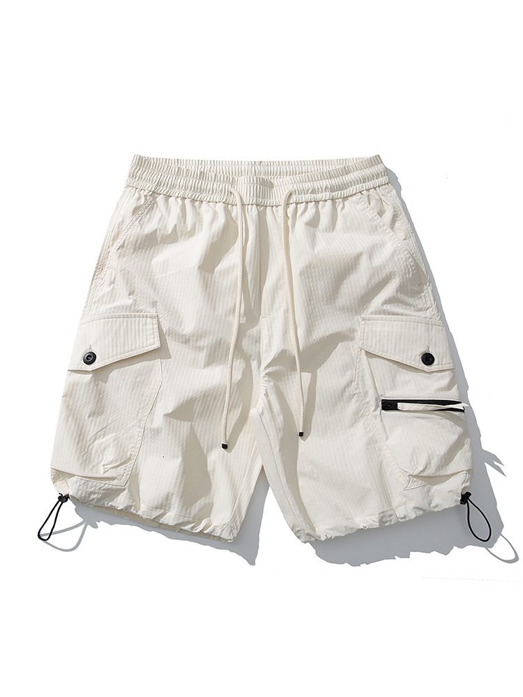 2025 New Designer Men Shorts Summer Fashion Brand Outdoor Thin Multi Pocket Five Quarter Pants Casual Versatile Waterproof Functional Workwear Shorts 
