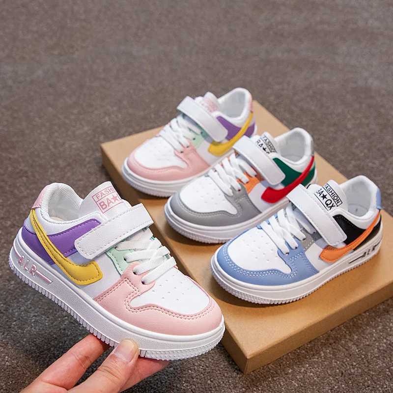 Sweet Children Soft Sports Shoes Spring Autumn New Breathable Board Shoes Boys and Girls Fashion Sports Shoes Cute Childrens Gifts X250409
