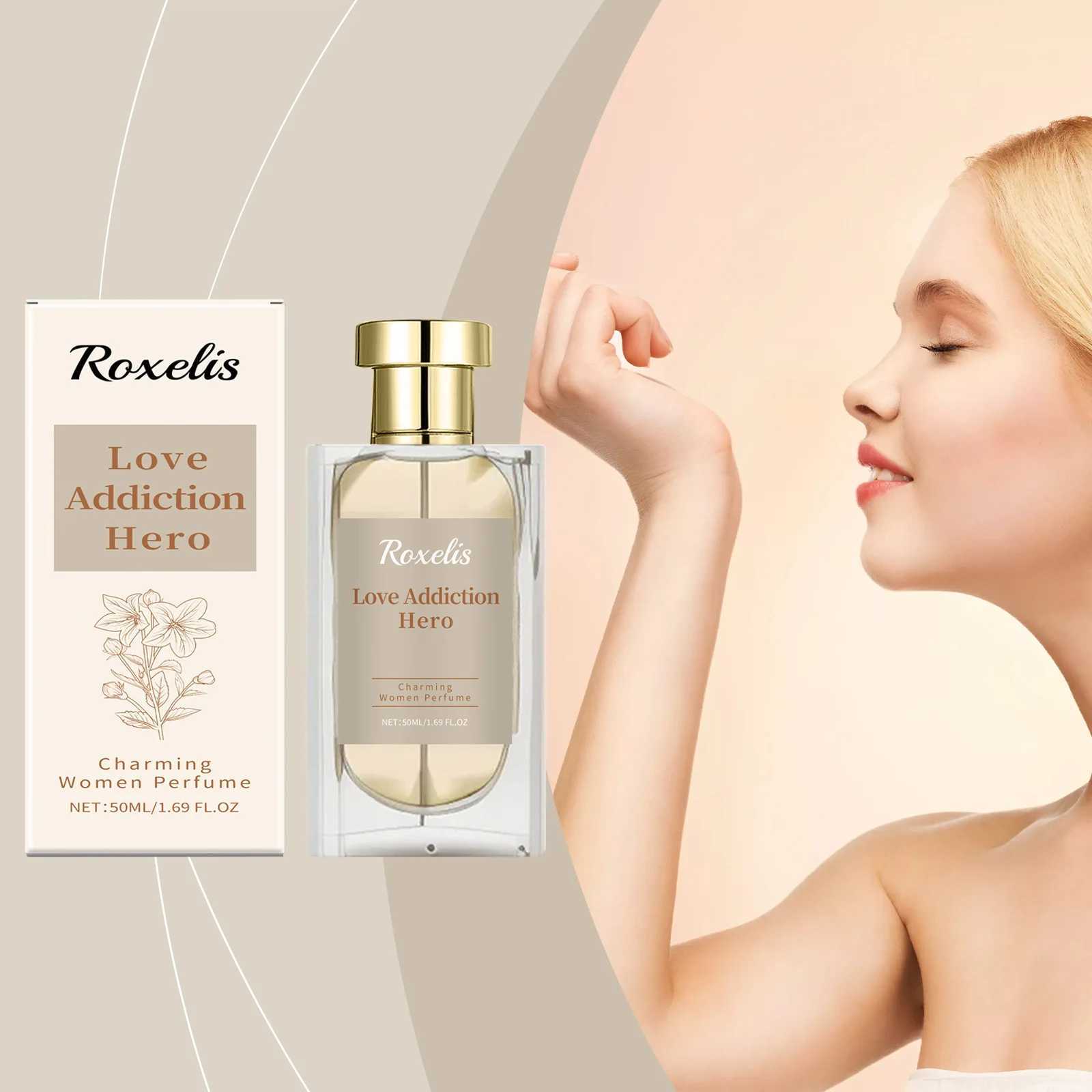 Roxelis 50ml Charming Women perfume Lasting Flower Scent Dating Charming Natural Fresh Charm Body Mist perfumeXJ250409