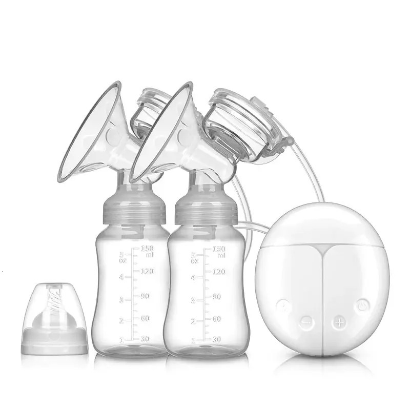 Electric Double USB BPA Free s Baby Breast Feeding With Nursing Pads and Breast Milk Storage Gift Set 250403
