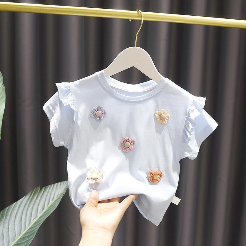 Ddmyshoesvip Girls Short Sleeved T Shirt New Thin Style Children S Pure Cotton Summer Clothes Top Baby Half Sleeve