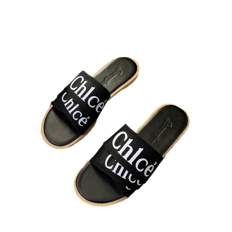 free shipping designer slipper for women outdoor indoor sandals Flat sliders casual beach shoes