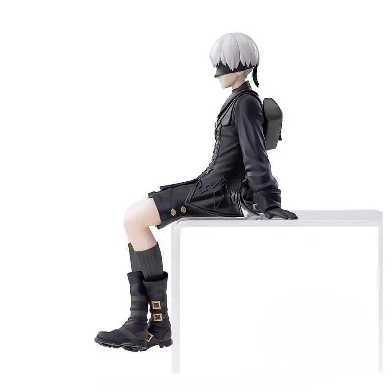 Nier Automata 2B A2 9S Sitting Position Game Graphics Mechanical Lifeforms Statues Collection Desktop Decoration Toy Gifts X250409