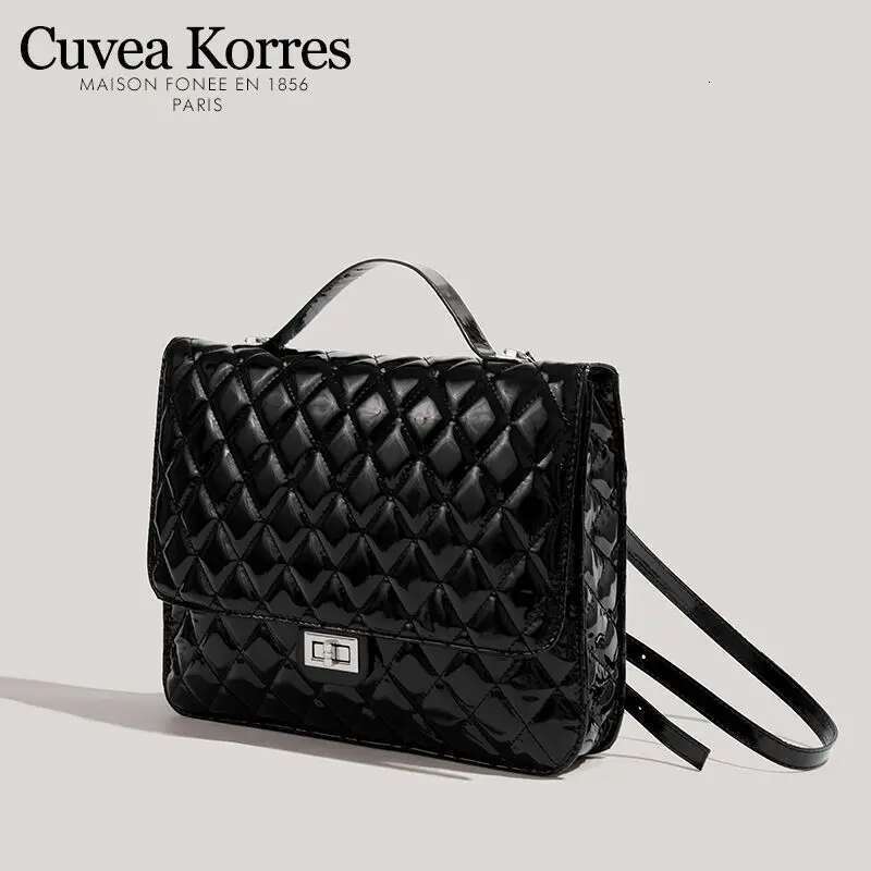 Women's Bags Cuvea Korres Leather Fashion Dia College Students Large-capacity Mailman Backpack Bags for Women Designer Handbag