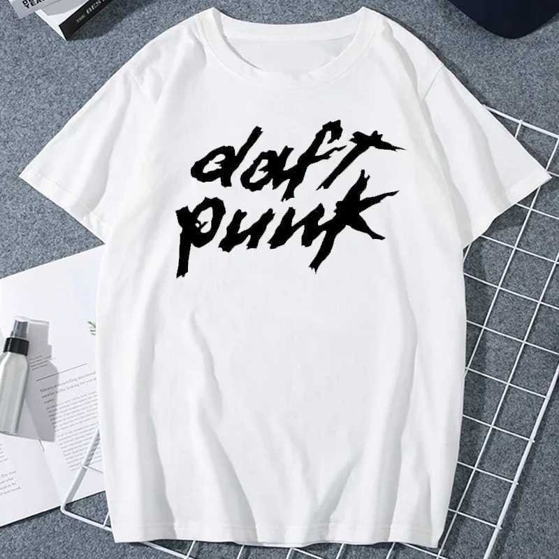 Stupid punk printed mens T-shirt cool electronic home music street dance DJ top retro mens short sleeved clothing Ropa HombreXJ250409