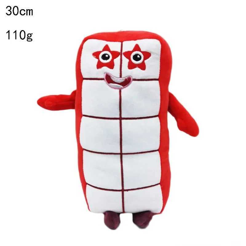 14-30cm Cartoon Digital Plush Doll Toy Education Fill Movie TV Digital Toy Early Childhood Education ToyXJ250409