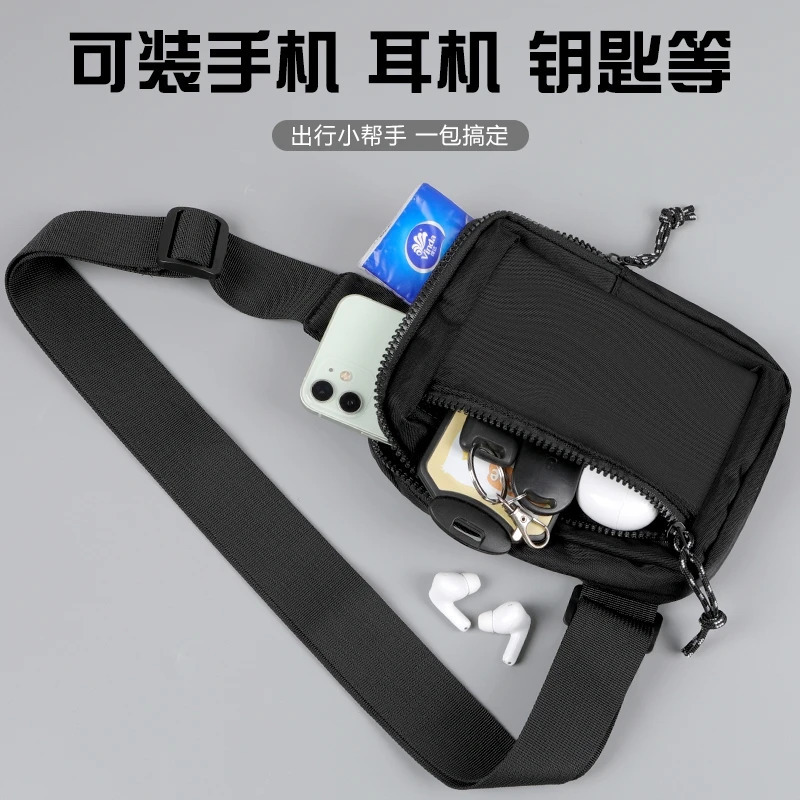 sports chest bag mens small backpack womens mobile cross body waist mini fashionable shoulder 250408