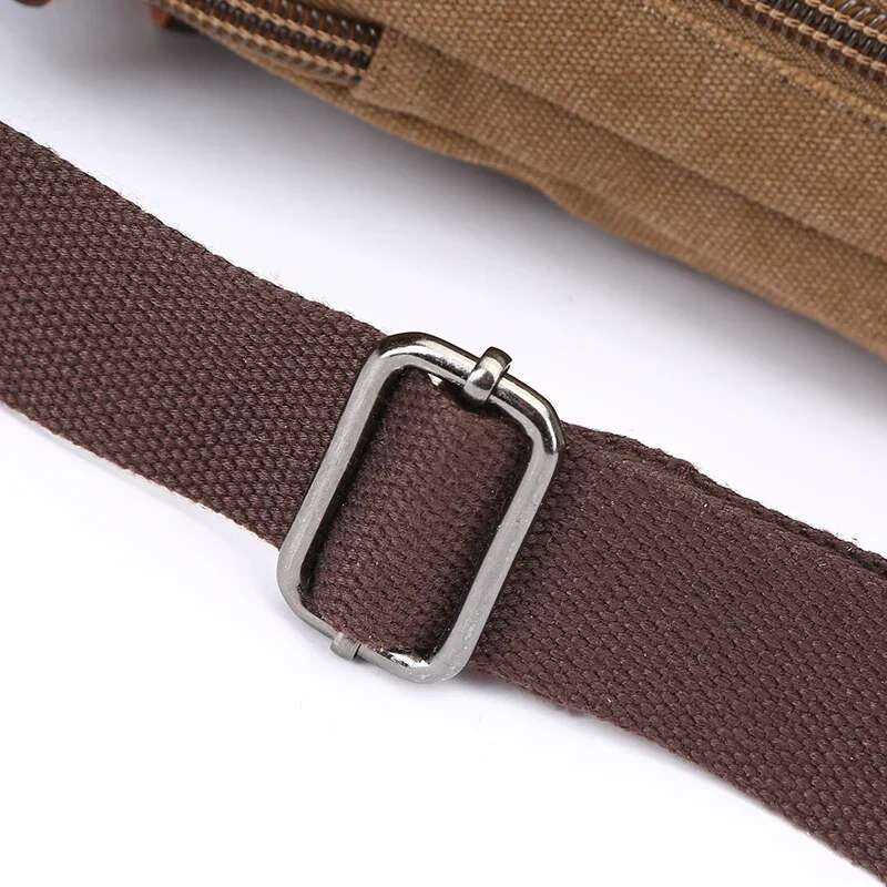 Canvas Backpack Chest Shoulder Travel Bagpack Men Crossbody Messenger Bag Mochila Mascua Sg Strap Plecak Women Rugzak