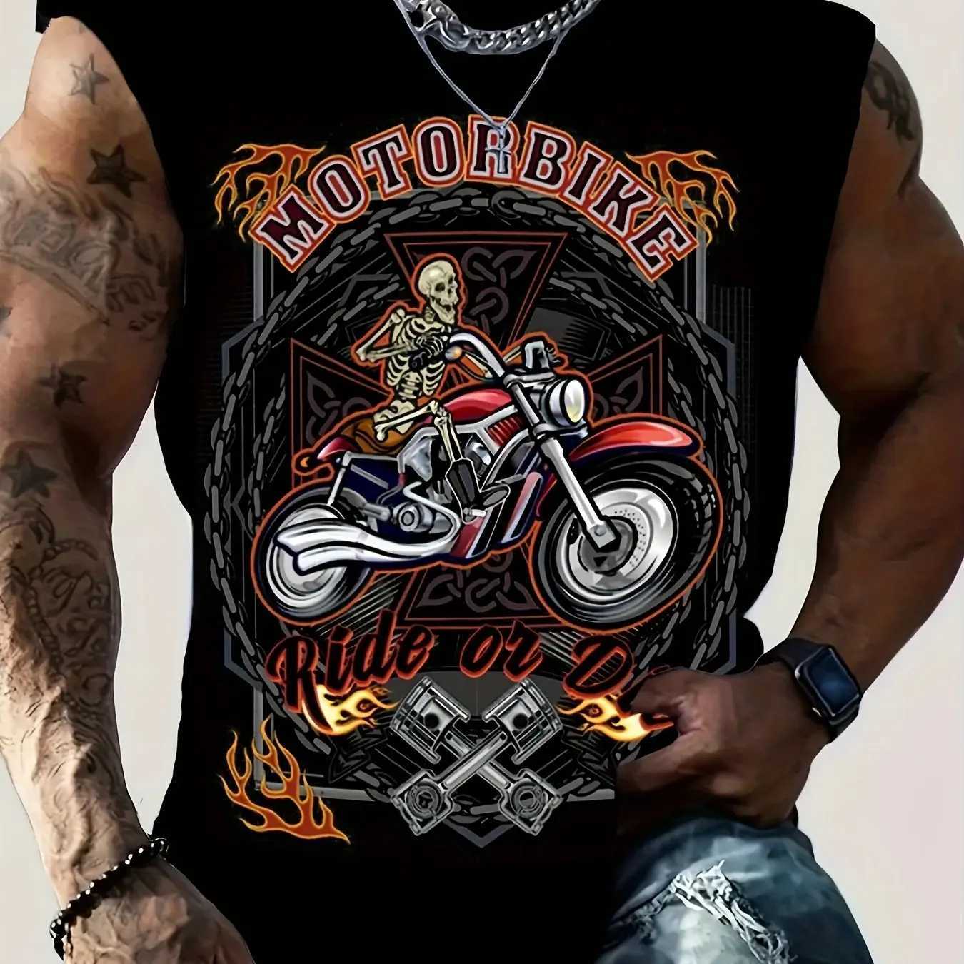 3D American Flag Printed Outdoor T-shirt Sports Style Casual Breathable Round Neck Four Seasons Fitness Adult Mens Tank TopXJ250409