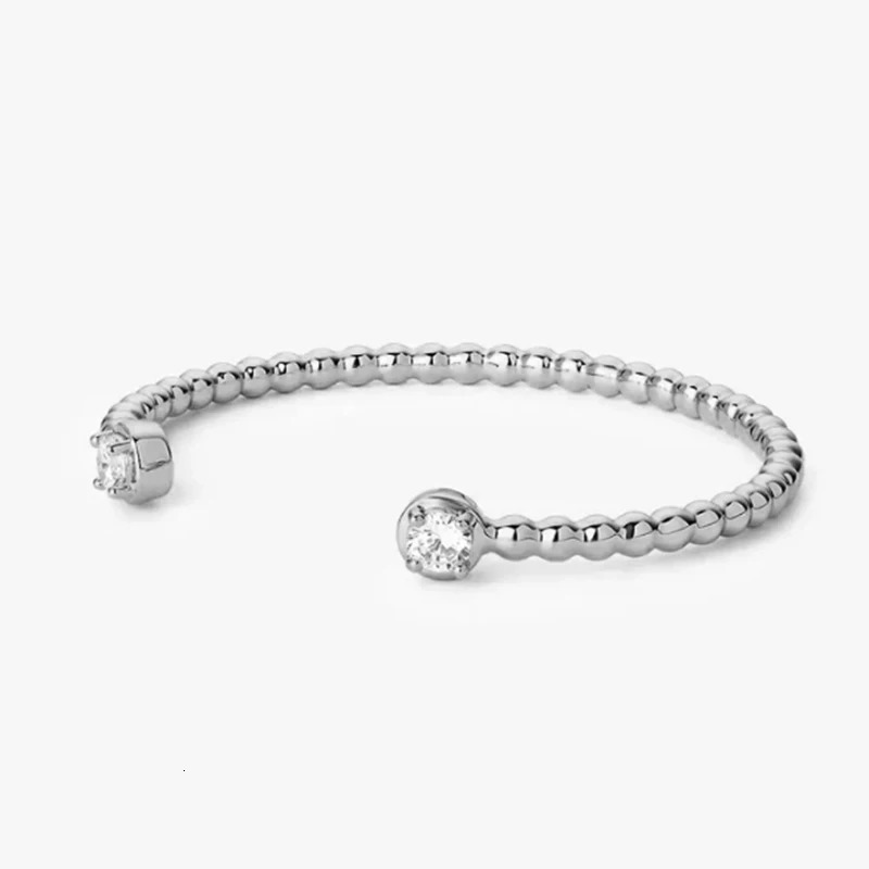Lnngy Bead Bracelet Exquisite Adjustable Cuff Bracelets For Women Girls 925 Sterling Silver Hand Chain Jewelry Gift 250408