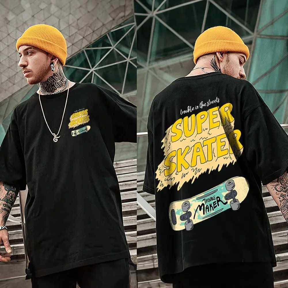 2024 Mens 3D Printed Short Sleeve Street Hip Hop Mens Summer Loose Half Sleeve T-shirtXJ250409