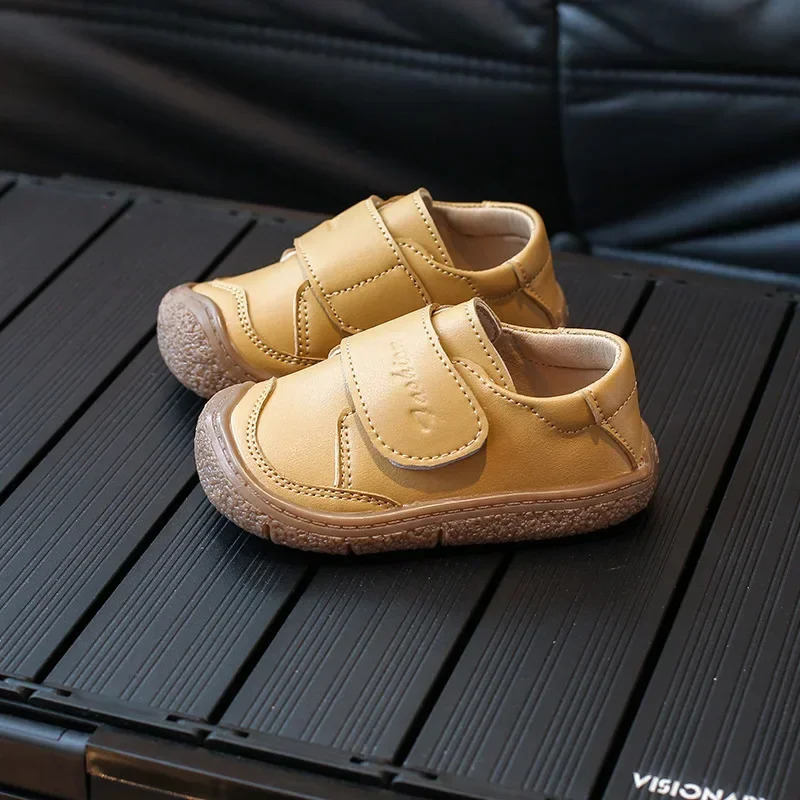 Childrens Closed Preschool Shoes Spring and Autumn Baby Soft Bottom Leisure Apartment Girls Anti Kick School Boys Shoes 250409