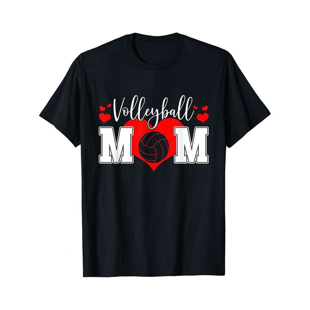 Designer T shirt Volleyball Mom Funny Sports Lover Men Mothers Day - 220g T shits