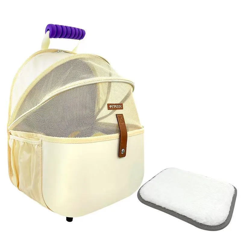 Pet seeking cat bag, portable cat bag, large capacity backpack, pet space cabin, breathable dog bag, take out items