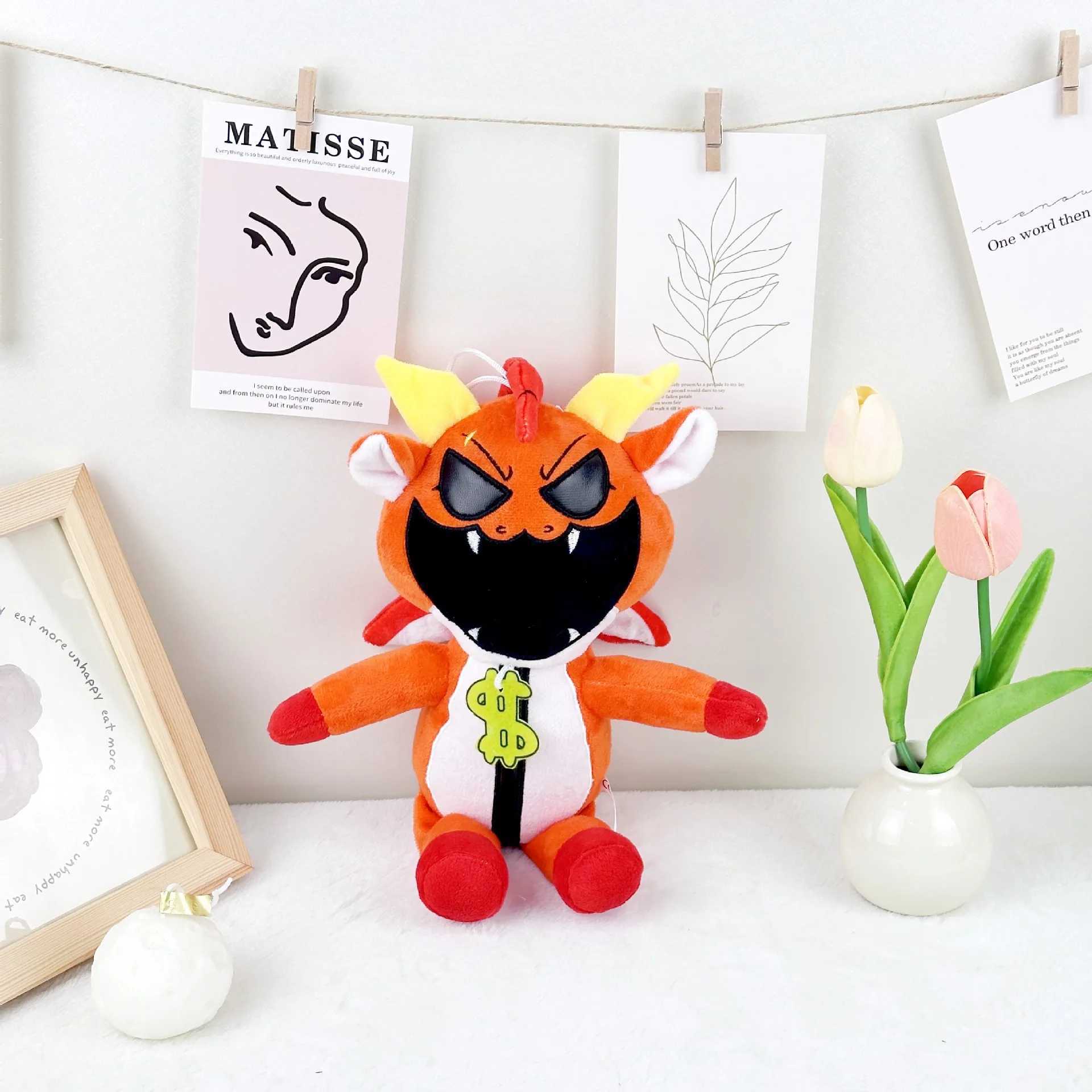 15CM Nightmare Small Animal Plush Toy Keychain Nightmare Lamb Plush Toy Game Character Filling Pendant Doll Toy Childrens Christmas GiftXJ250409