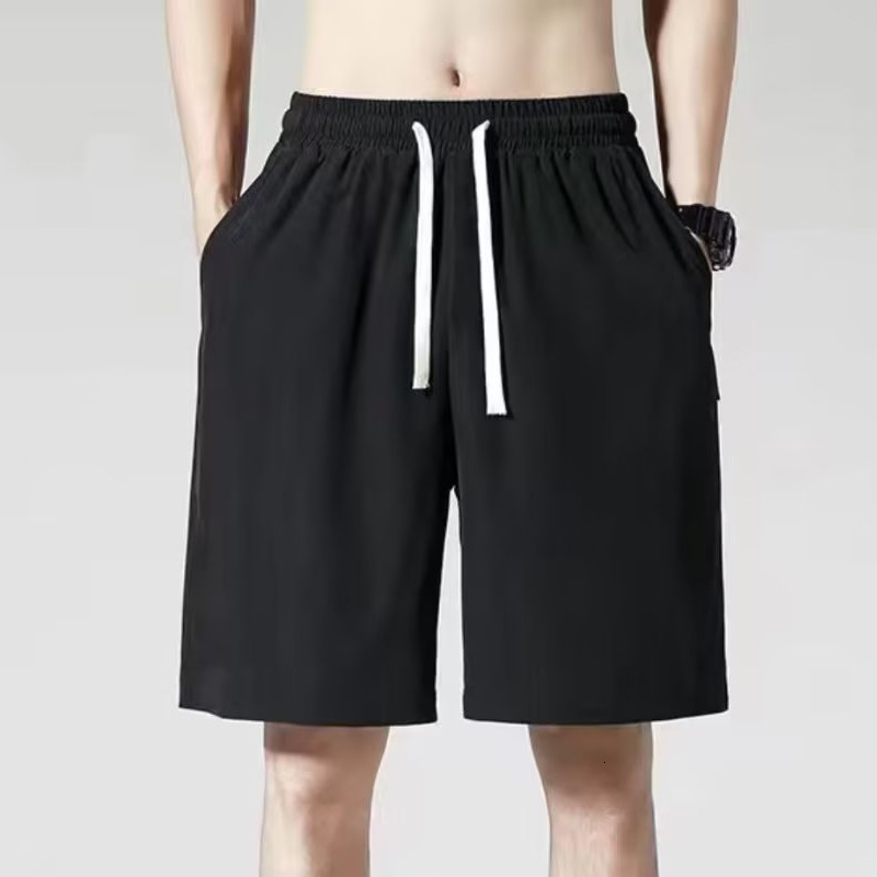 2025 New Designer Men Shorts Summer Thin And Loose Fitting Oversized With Ice Silk Sports Shorts