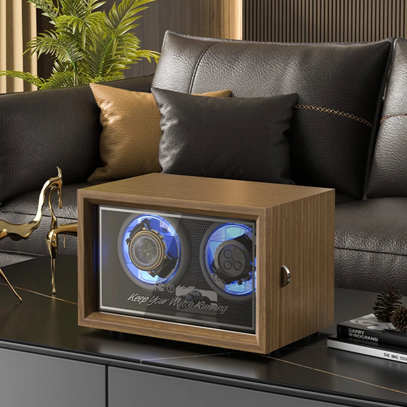 Wood Watch Winder High-End 2 4 6 Slot Automatic Watches Box with Mabuchi Motor Watch Shaker Cabinet Clock Storage Box 250407