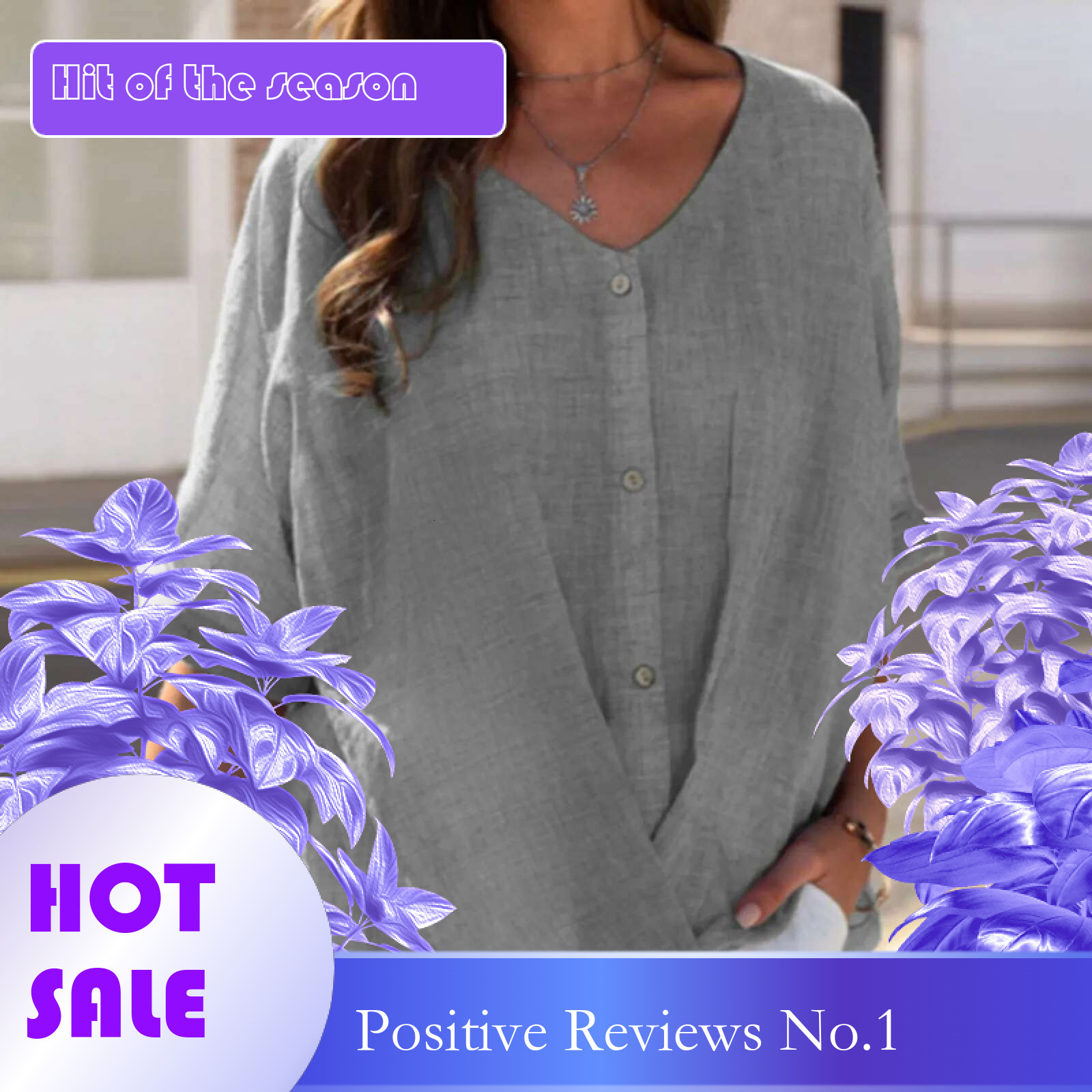 Dongdumaoyi Summer Cotton Linen Button Blouse Women Long Sleeve O Neck Solid Shirts Ladies Lady Elegant Vintage Casual Breathable Tops T Shirt