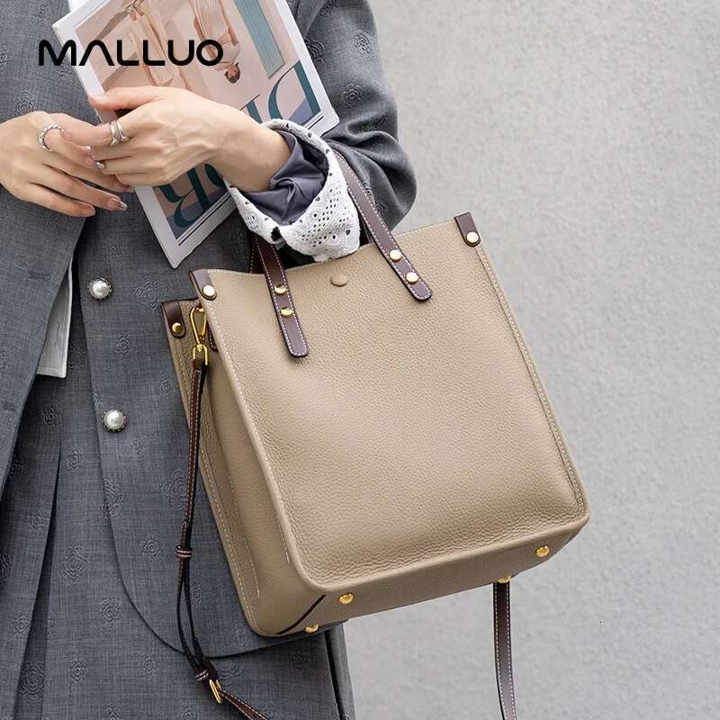 Women's Cowhide Genuine Leather Shoulder Bag Female Designer Handbags Ladies Commuting Large Capacity Crossbody Bags New
