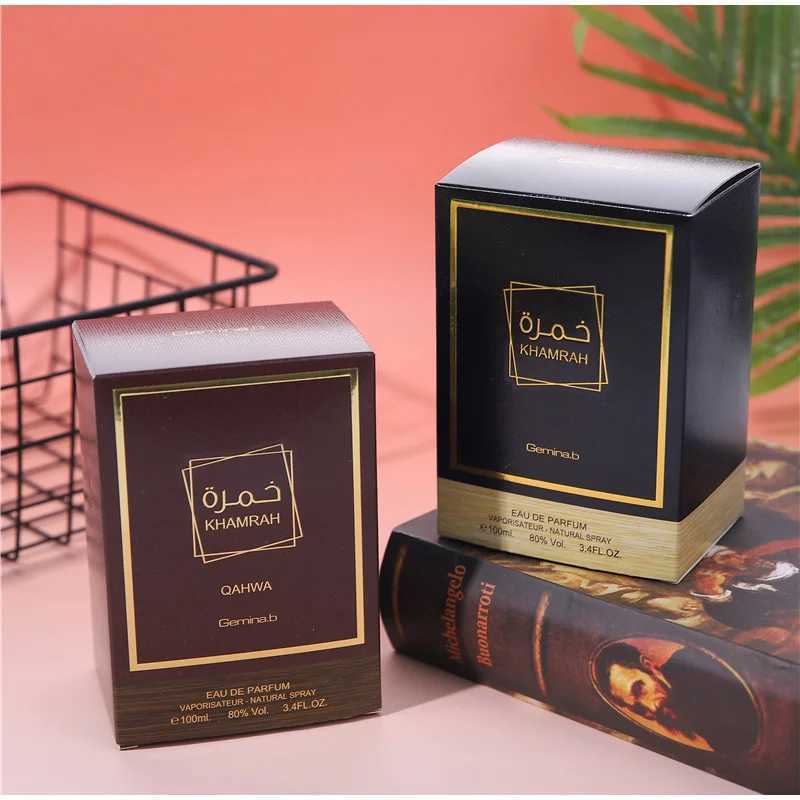 Khamrah 100ml Arab Brand Perfume Charming Mens Long-lasting Pheromone Sexy Body Spray Vanilla Caramel Woody Original Luxury EdpXJ250512