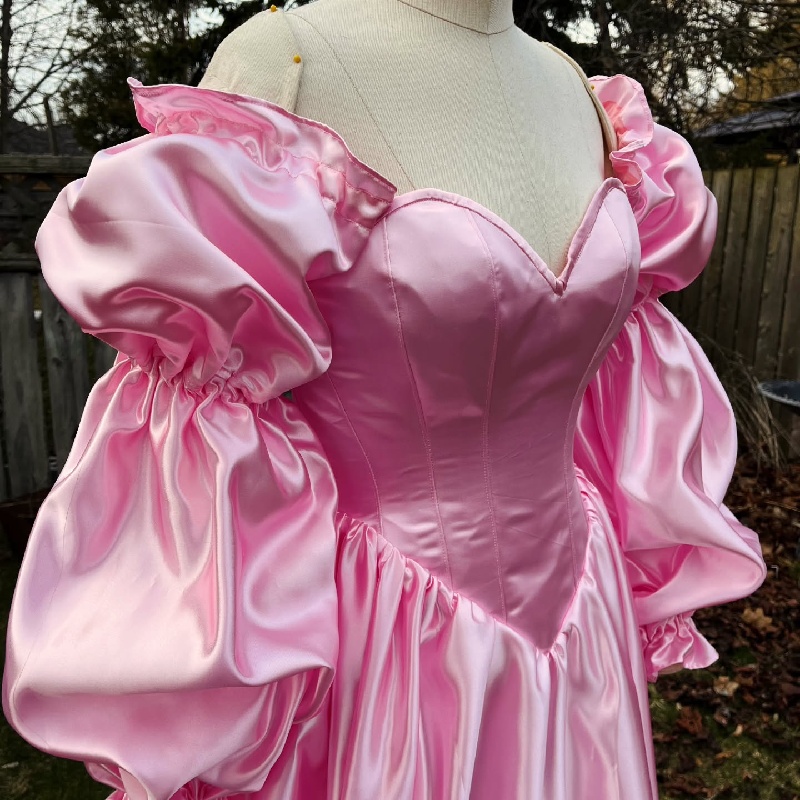 Medieval Costume Pink Prom Dress Renaissance 19th Victorian Evening Dresses 2025 Masquerade Cosplay Formal Party Gown Customized 80s Birthday Occasion