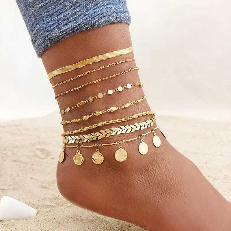 Snake Chain Anklet for Women Girls Adjustable Summer Beach Chain Anklet Bracelet Mothers Day Gifts Stainless Steel Not Allergic Z250408