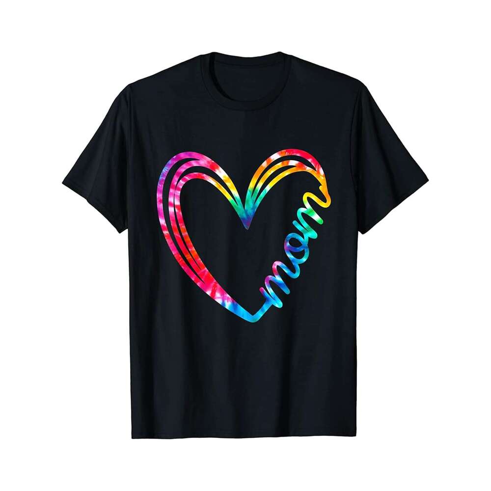 Designer T shirt Funny Mom Heart Grandma Cute Mothers Day Men - 220g T shits