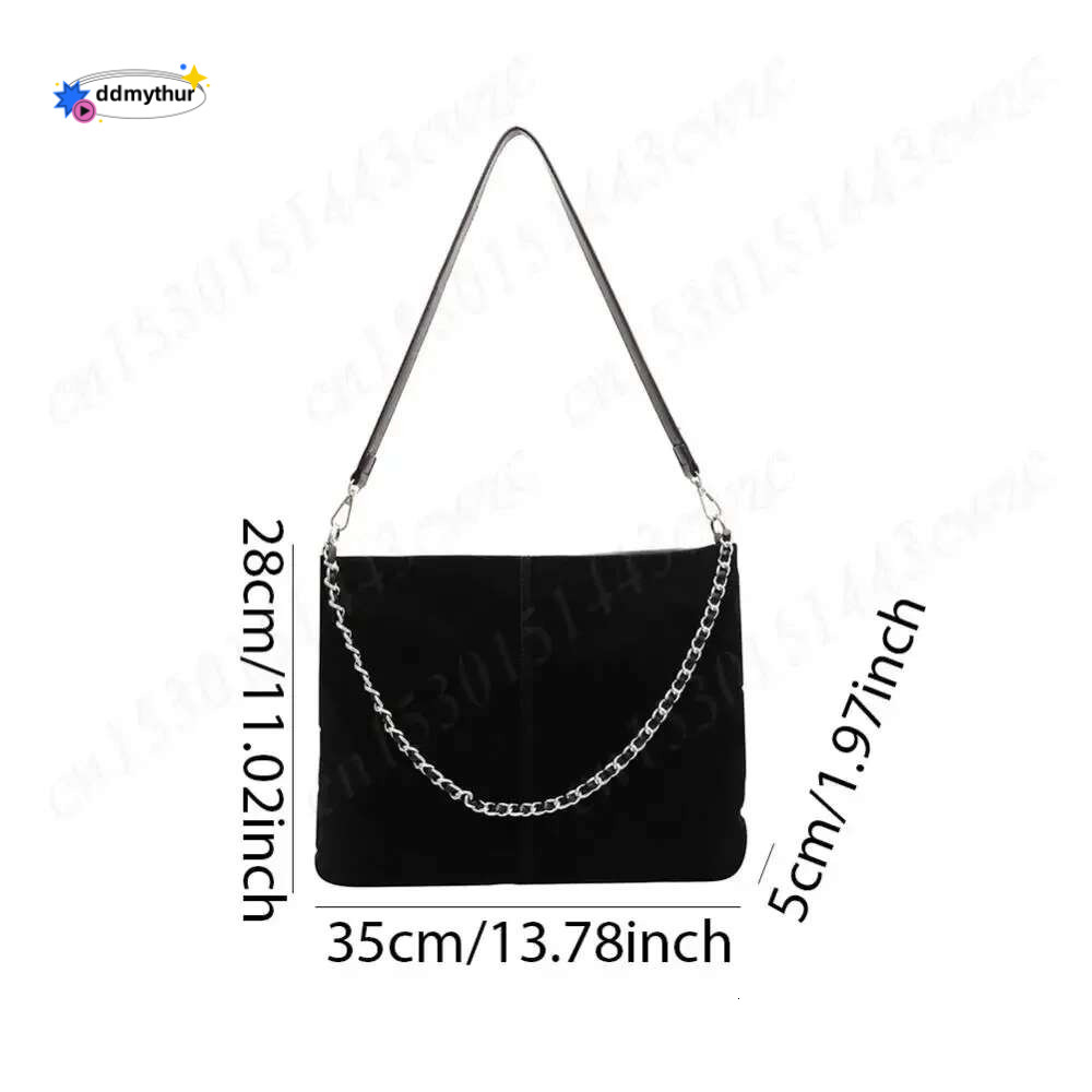 Women Suede Shoulder with Inner Pocket Crossbody Zipper Closure Hobo Bag Handbag Trendy Clutch Purse for Work Travel ddmythur