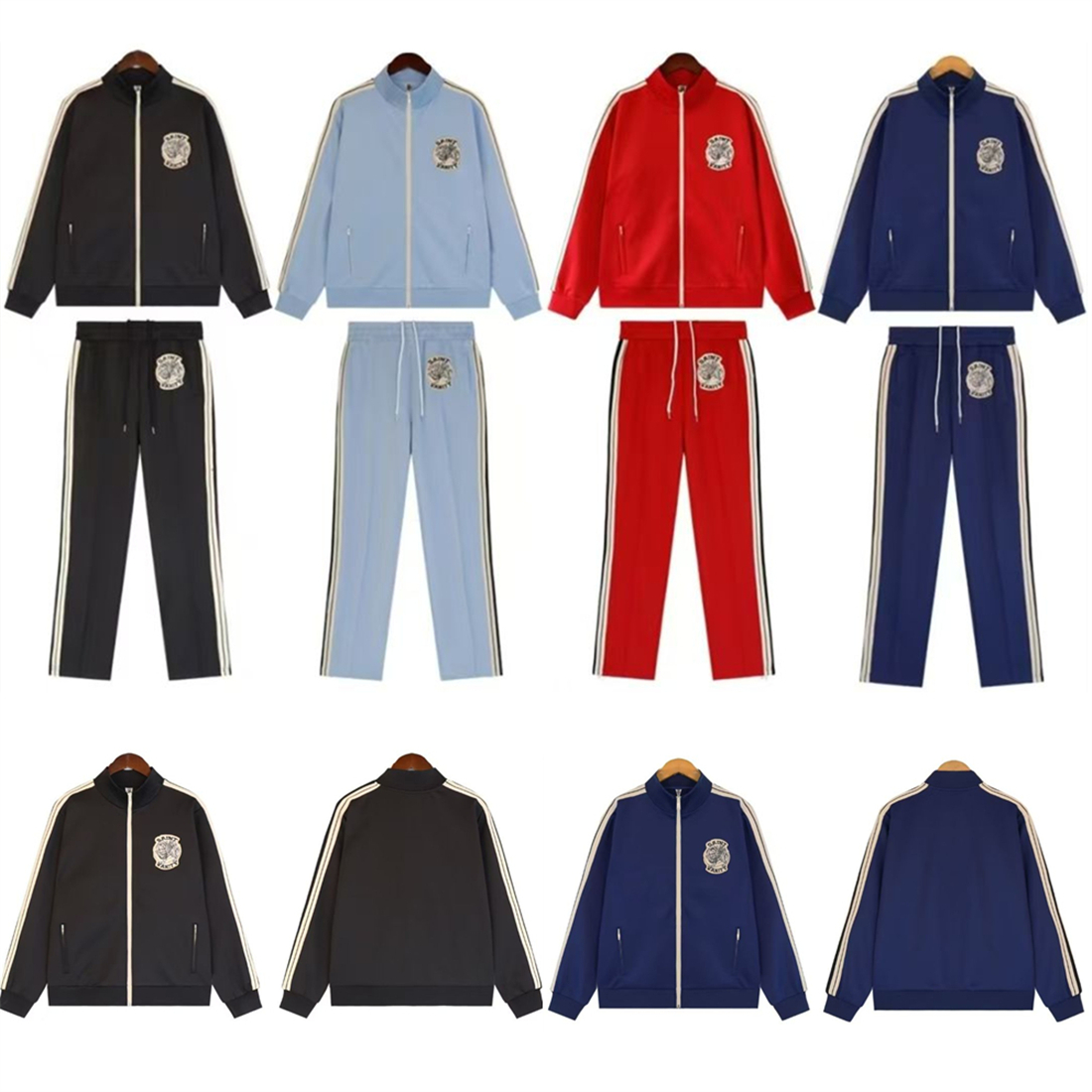 Saint vanity hoodie set track suit coat mens tracksuit designer tracksuits sweatsuit sweat suit cardigan long sleeve zip up sportwear sport jumping jumper grey sets