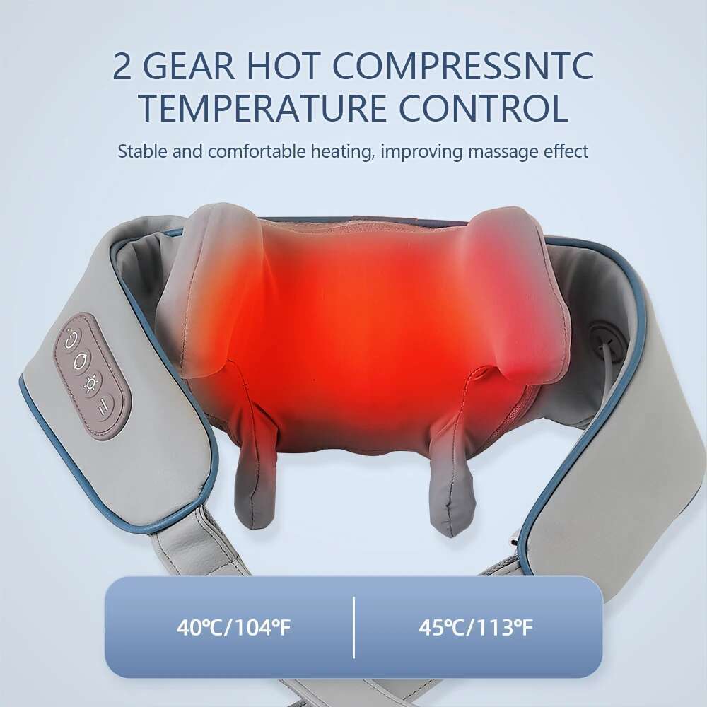 Foreverlily 26W Massager Wireless Shoulder And Back Kneading Massage Shawl Trapezius Neck Cervical maseador