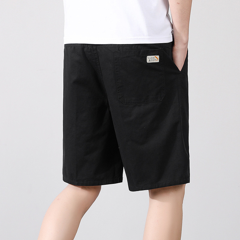 2025 New Designer Men Shorts Zuo Luo Gongzi Shorts Middle-Aged Casual Five Quarter Men's Summer Thin Design Pure Cotton Loose Workwear Mid Length