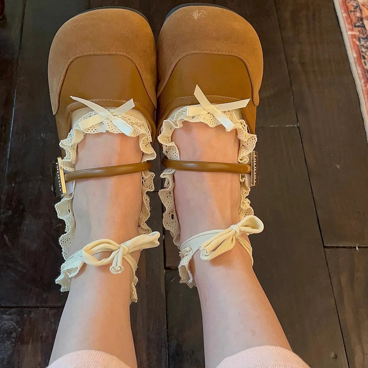 Short Lace Socks Ballet Lace Tie Women Boat Sock Anti slip Bow Short Sock Girls Japanese Mary Jane Ballet Shoes Socks 250409