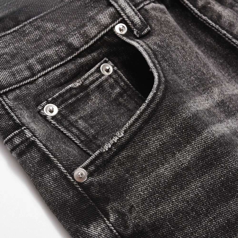 Distressed Flared Mens Washed Denim Pants Hip Hop Casual Jeans Autumn Winter Streetwear Men Trousers