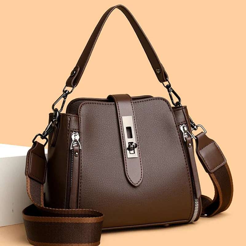High Quality Leather Purses And Handbags Women Designer Female Shoulder Crossbody Bags For Ladies 2024 Sac A Main