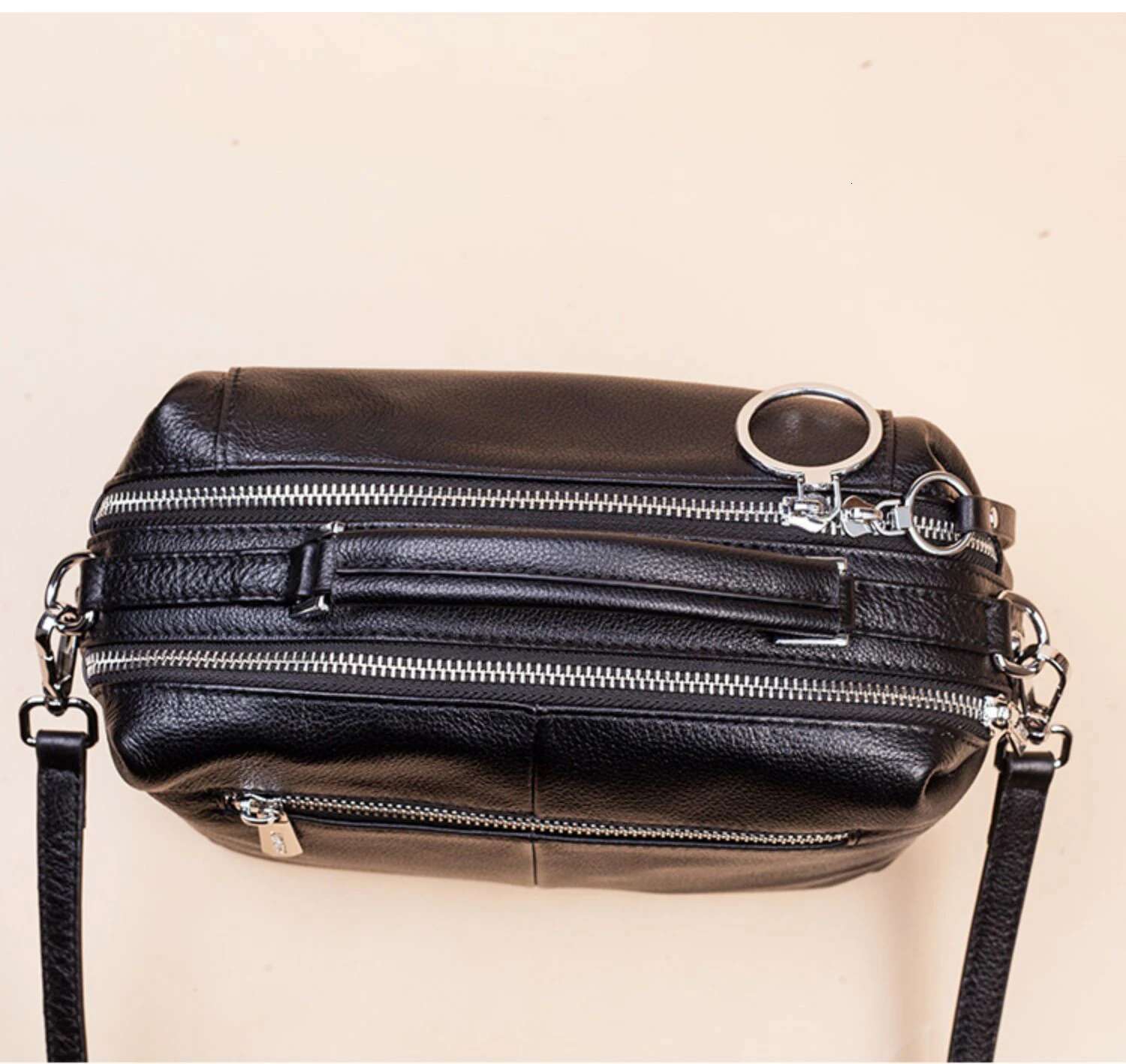 Genuine Women's Single Shoulder Crossbody Soft Leather Small Bag