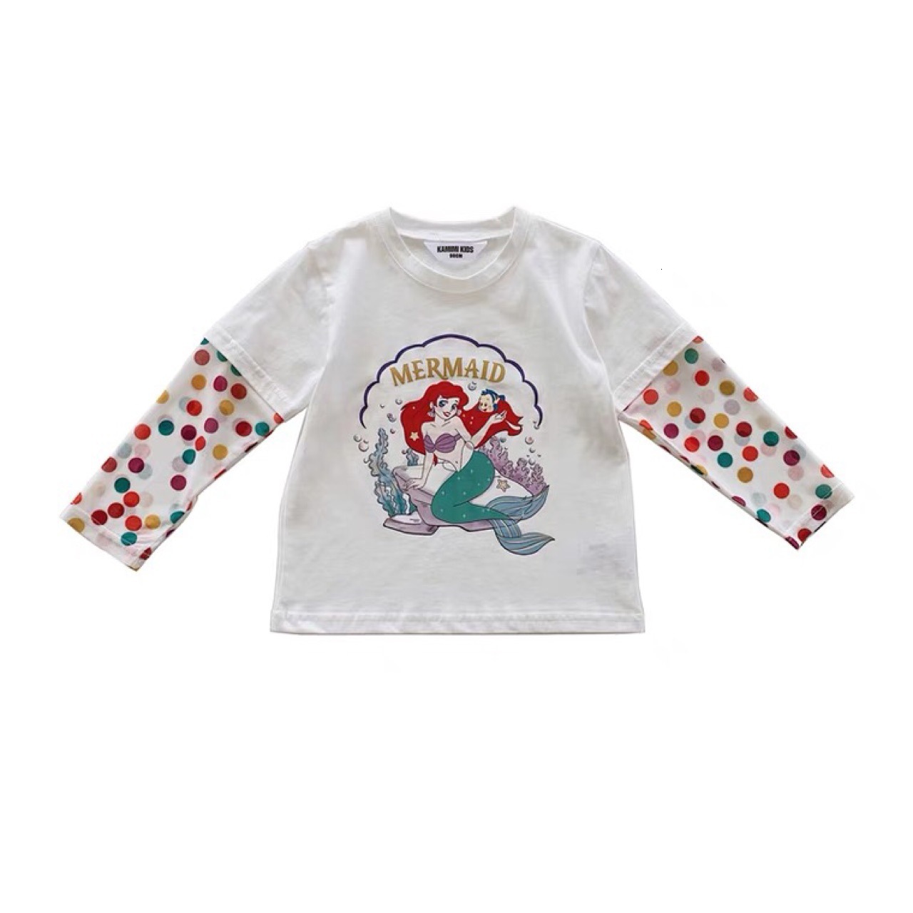 Ddmyshoesvip Girl Baby Sunscreen T Shirt Spring And Summer New Korean Version Cartoon Princess Cute Printed Thin Long Sleeve Top