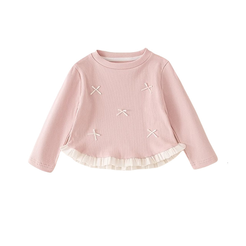 Ddmyshoesvip Girls Long Sleeved T Shirt For And Autumn New Style Western Style Children S Base Shirt Girls Baby Spring Outfit Lace Top