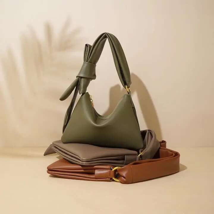 New Genuine Leather Shoulder Crossbody Large Capacity Rectangular Bags Women's Bag 2025 Trend Bucket Bag