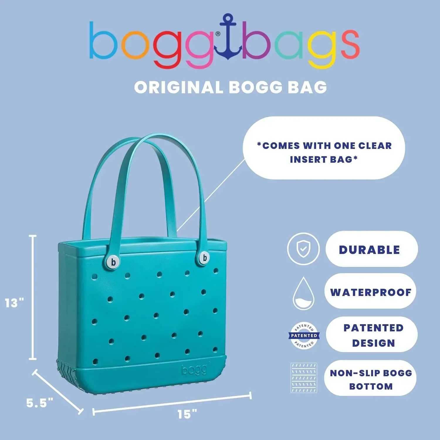 Travel packaging with large Boggs beach bag summer EVA beach basket womens picnic handbag shopping bagT250409