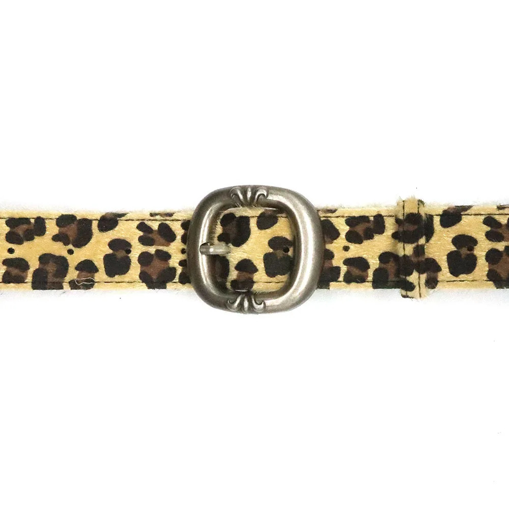 Womens Cheetah Belt y2k Leopard Snake Zebra Pattern Snake Skin Cos Skin Wrinkle Pin Gold Buckle Dress Jeans Set 250407