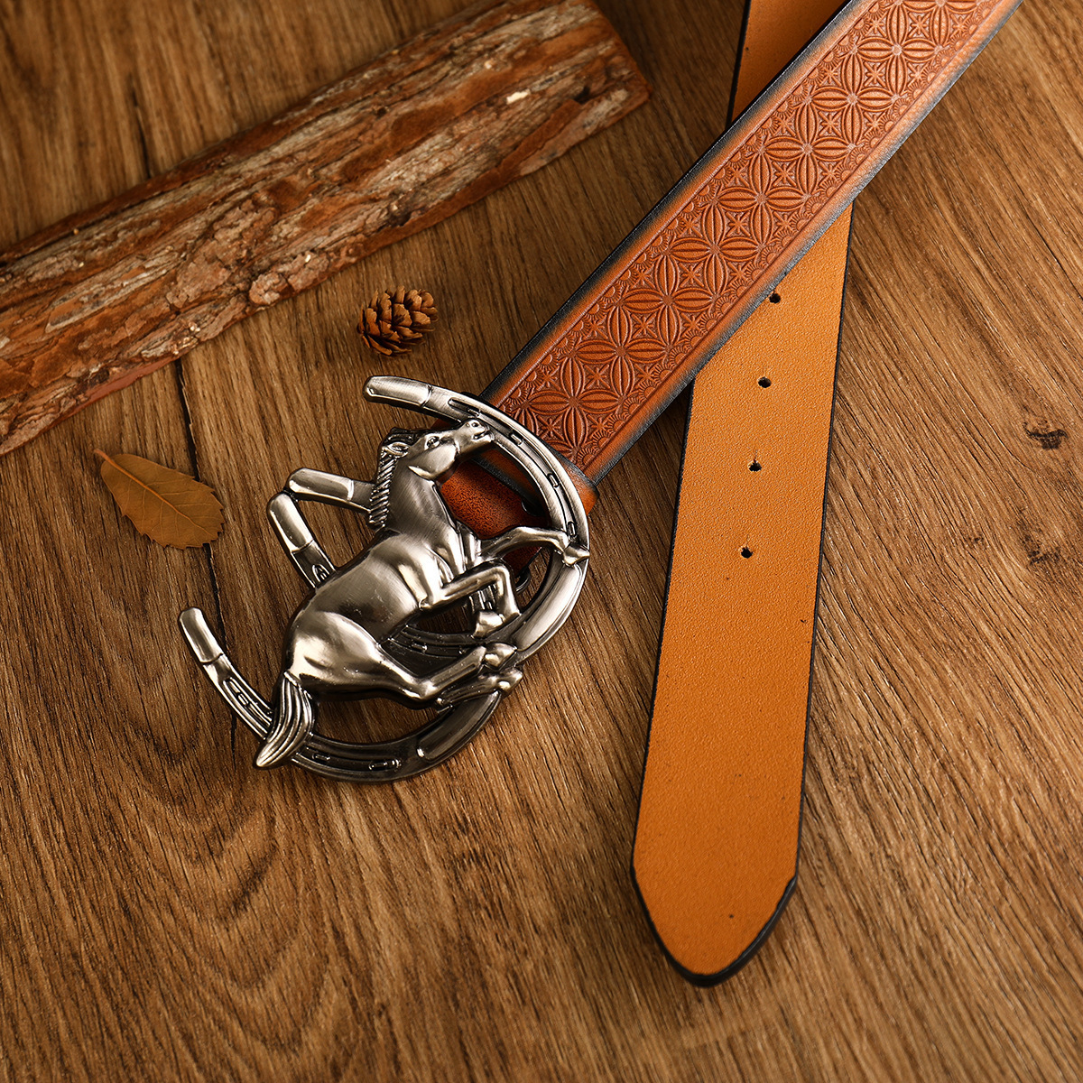 Garrblen Men Belt er Classic High Quality Genuine Vintage Cowskin Pin Buckle Beltsretro Waistband Male Belts 241018