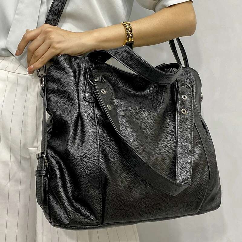 Female Hobo Handbag Large Capacity Shoulder Big Stylsih Tote Ladies Soft Leather Hobos Messenger Bags Women Shopper Bag