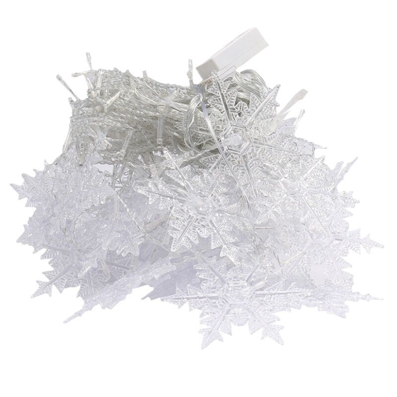 LED snowflake ice strip home curtain party courtyard eaves light, atmosphere decoration light string